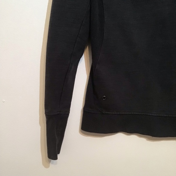 Lululemon Cozy Cuddle Up Jacket Heathered Black / Black - Picture 12 of 14